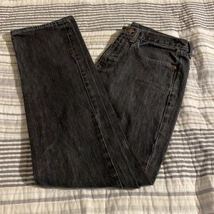Banana Republic Black Straight Denim Jeans